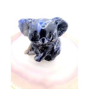 Genuine Sodalite Koala Bear Carving